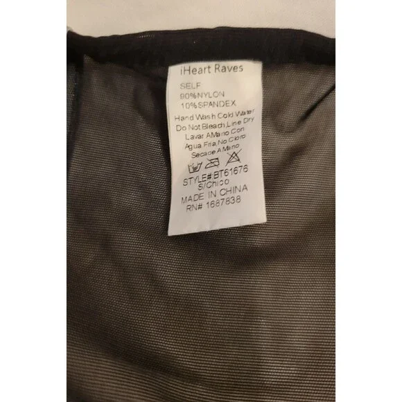 IHeartRaves SM Reflective Cargo Headbanger Sweatpants and Reflective Shrug Set - Picture 9 of 9